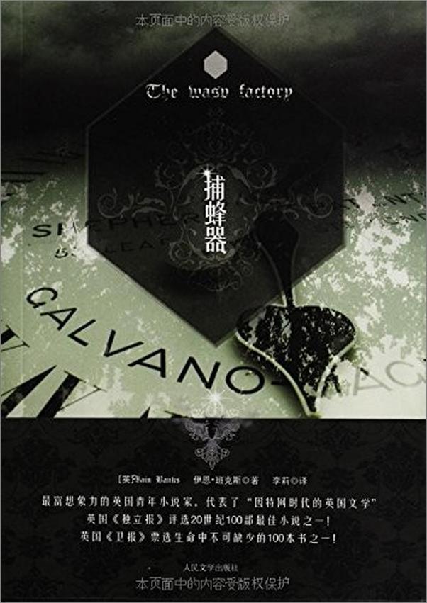 书籍《捕蜂器-伊恩班克斯》 - 插图1