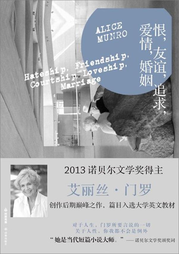 书籍《恨，友谊，追求，爱情，婚姻-艾丽丝门罗》 - 插图1